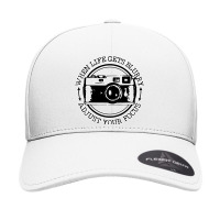 Photographer Vintage Camera Funny Seamless Cap | Artistshot