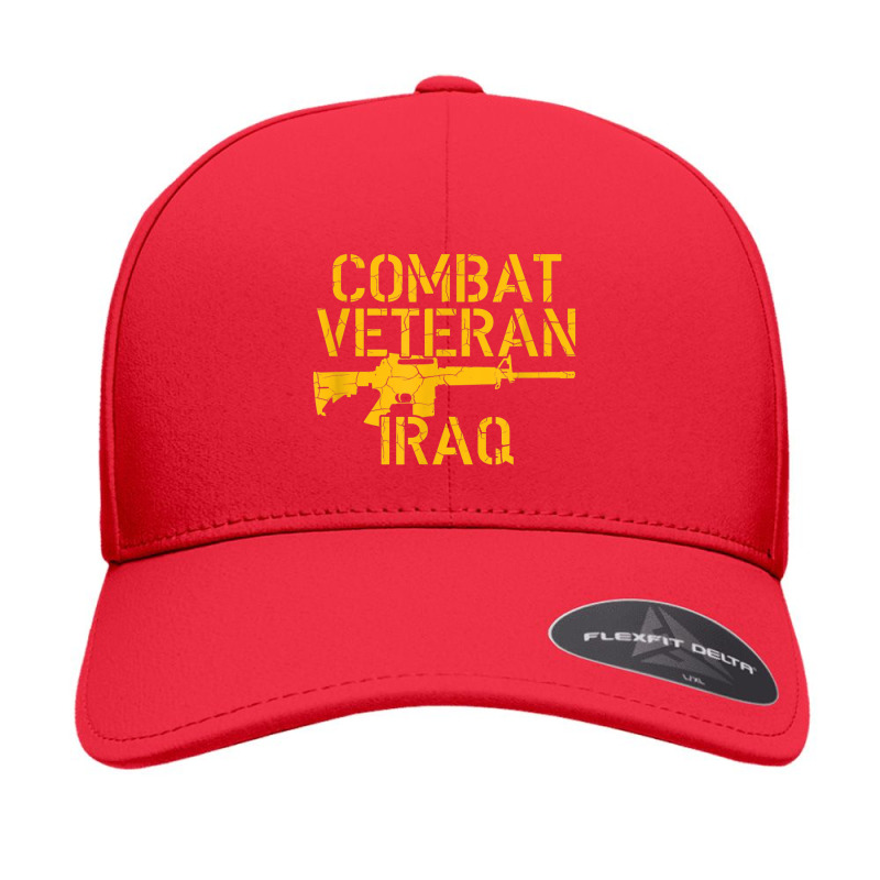 Combat Veteran Iraq Seamless Cap by LemonJack | Artistshot