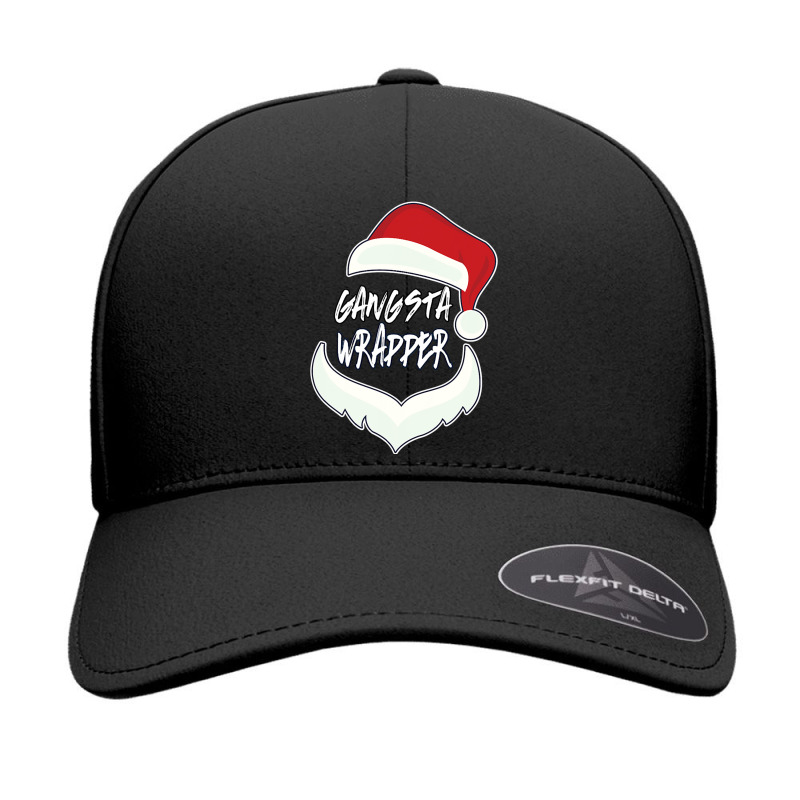 Christmas Gangsta Wrapper Santa Clause Seamless Cap | Artistshot