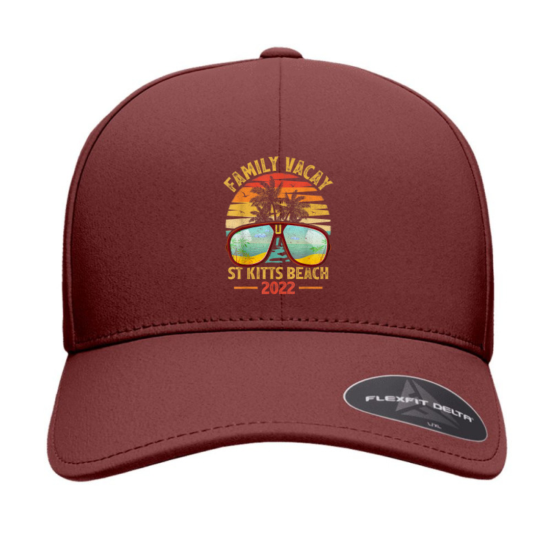 Vintage Family Vacation 2022 Lost Paradise St Kitts Beach Seamless Cap by Tiktify | Artistshot