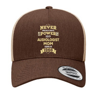 Never Underestimate Audiologist Mom Born In 1966 Yupoong Trucker Cap | Artistshot