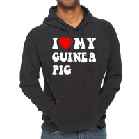 I Love My Guinea Pig Smart Vintage Hoodie | Artistshot