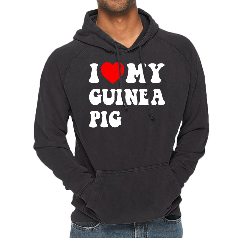 I Love My Guinea Pig Smart Vintage Hoodie | Artistshot