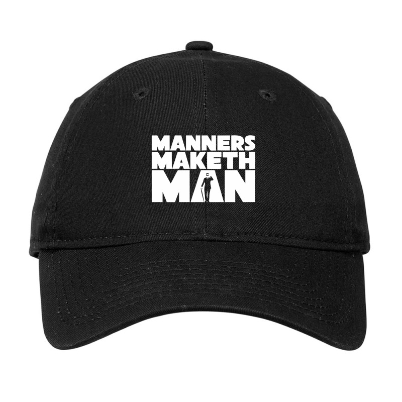 Manners Maketh Man Adjustable Cap by sonchar | Artistshot