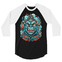 Angry Ape 3/4 Sleeve Shirt | Artistshot