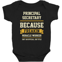 Principal Secretary - Cool Gift Job Baby Bodysuit | Artistshot