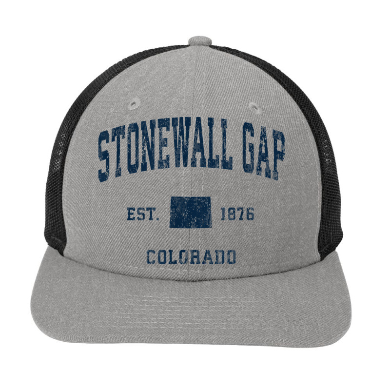 Stonewall Gap Colorado Co Vintage Athletic Navy Sports Desig Snapback Trucker Cap | Artistshot