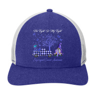 His Fight Is My Fight Esophageal Cancer Awareness Tank Top Snapback Trucker Cap | Artistshot