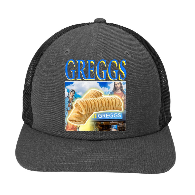 Greggs Sausage Roll, The Greggs Sausage Roll, Greggs Sausage Rolls, Gr Snapback Trucker Cap by SHOPPERTHIT | Artistshot