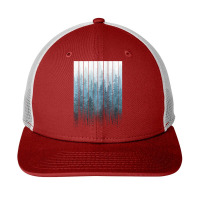 Grunge Dripping Turquoise Misty Forest Snapback Trucker Cap | Artistshot