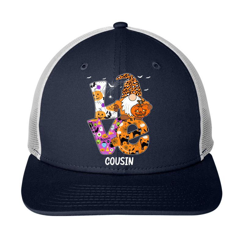 Love Cousin Halloween Gnome Pumpkin Spooky Season Snapback Trucker Cap by Skunk | Artistshot