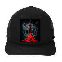 Temple Of The Bleeding Trident, Shiva, Trishul, Temple Of The Bleeding Snapback Trucker Cap | Artistshot