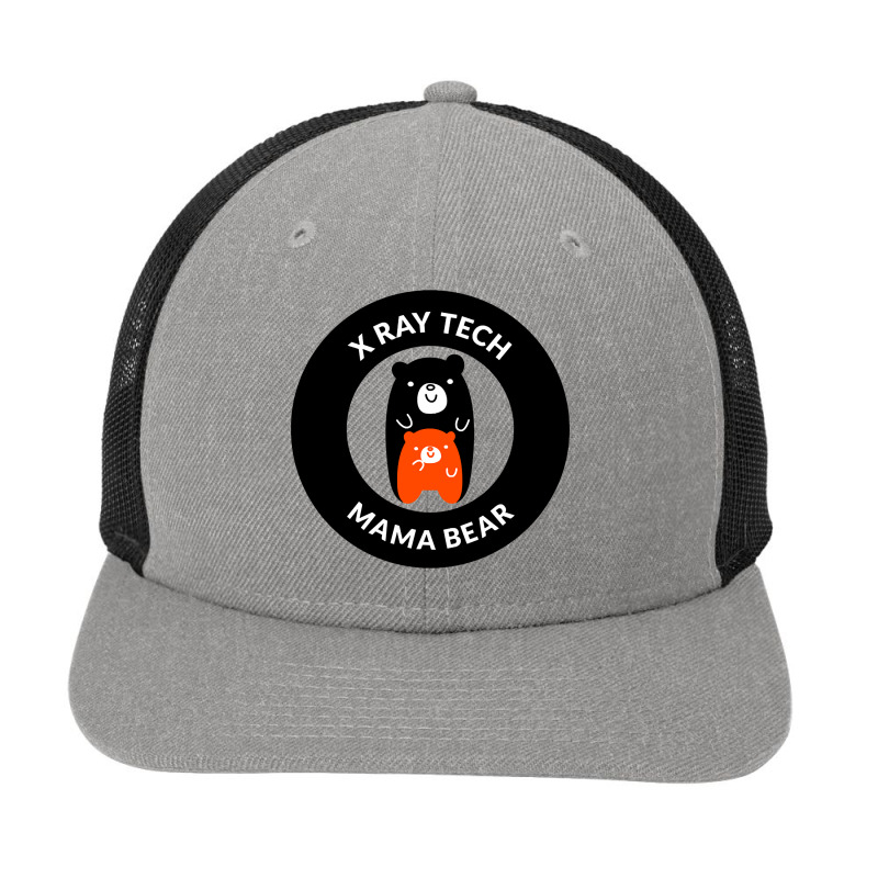 X Ray Tech Mama Bear And Bear Cub Snapback Trucker Cap | Artistshot