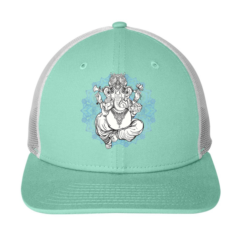 Hindu Elephant God Ganesha Tshirt  Oriental India Henna Tee Snapback Trucker Cap | Artistshot