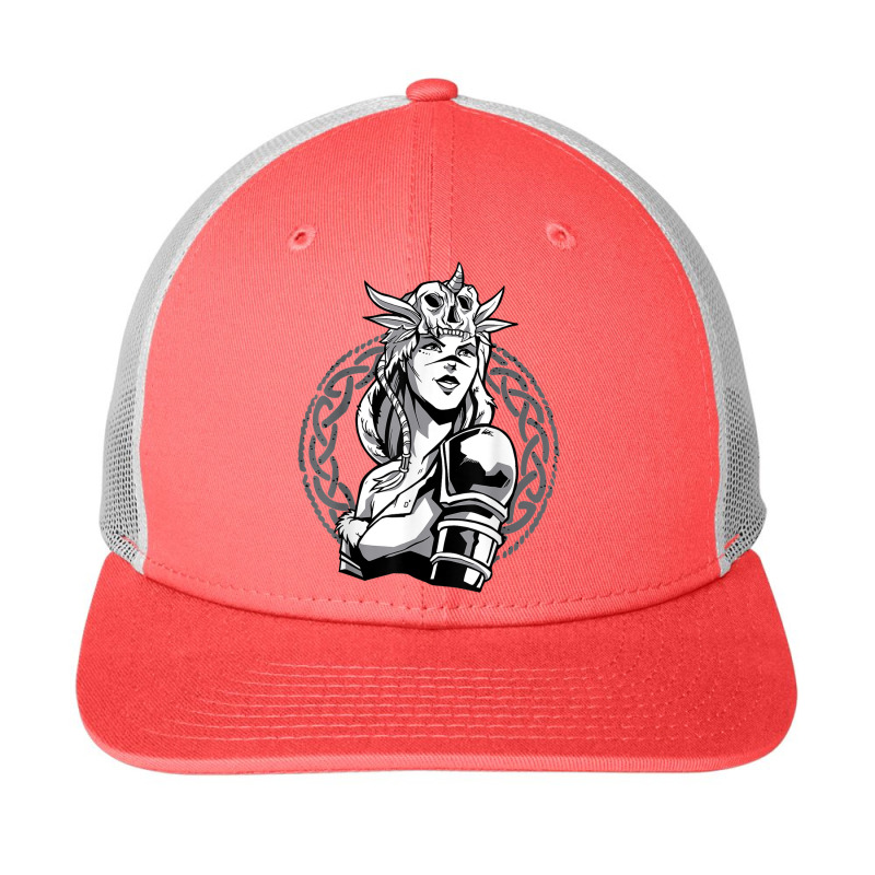 Viking Scandinavia Fighter Ornament Woman Warrior Snapback Trucker Cap | Artistshot