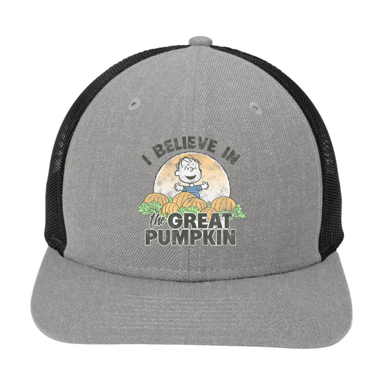 Peanuts Halloween Great Pumpkin Snapback Trucker Cap by Gibbons Washburn | Artistshot