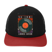 40 Near Mint Limited Edition   Vinyl Records 40th Birthday Snapback Trucker Cap | Artistshot