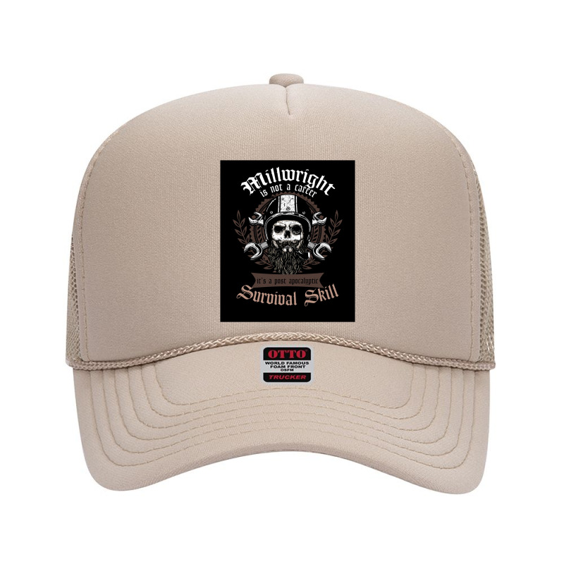 Awesome Is Not A Career Its A Post Apocalyptic Survival Ski Foam Trucker Hat | Artistshot