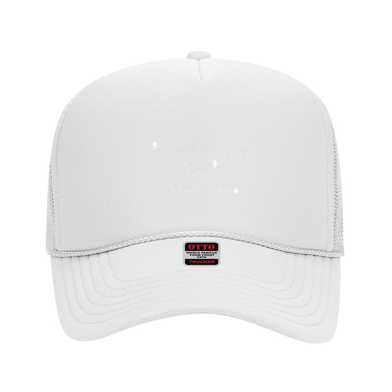 I'm Glad That I Can't Hear You (white)    American Sign Language Foam Trucker Hat by cm-arts | Artistshot