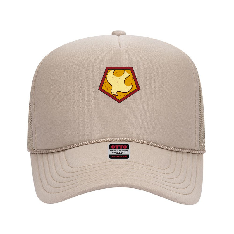 Peacemaker Emblem Foam Trucker Hat | Artistshot