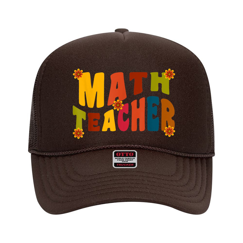 Mathematics Equation Back To School Retro Math Teacher's Day Foam Trucker Hat by Fashonus | Artistshot