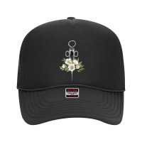 Phlebotomist Life Injection Phlebotomy Flowers Syringe Foam Trucker Hat | Artistshot