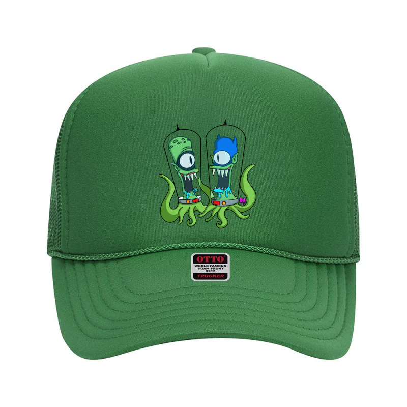 Kang Man And Kodos Sidekick Foam Trucker Hat by okviani | Artistshot