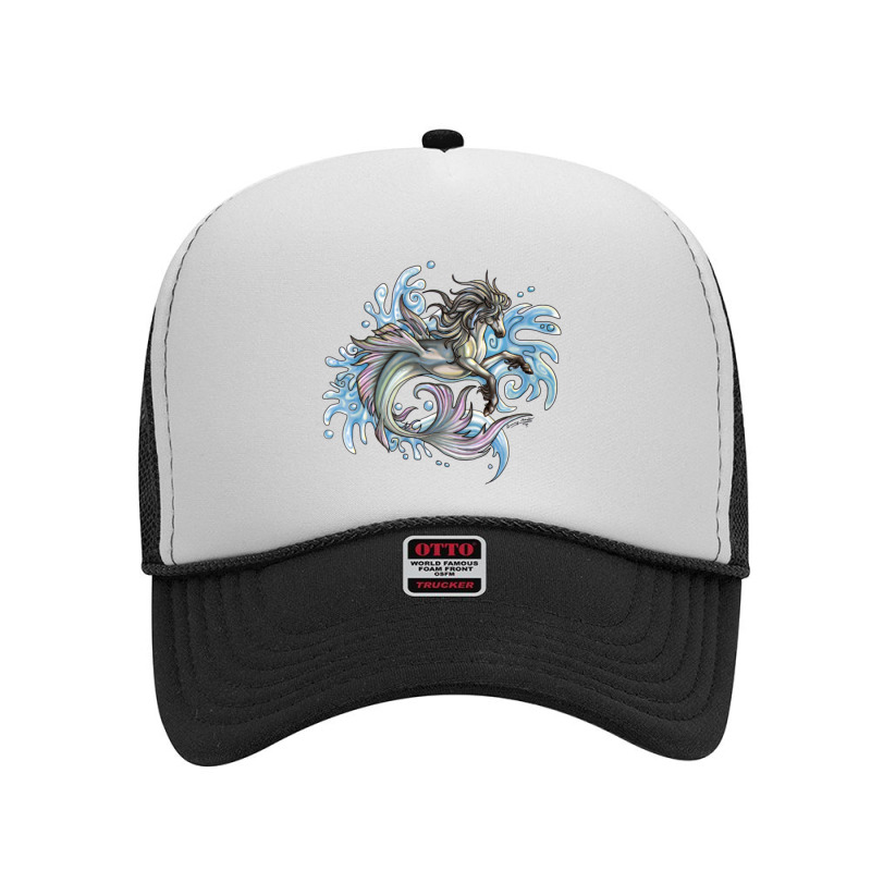 Marine Sea Horse Foam Trucker Hat by QuaidXan | Artistshot