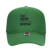 Writing Quill Novel Writer & Published Author Eat Sleep T Shirt Foam Trucker Hat | Artistshot