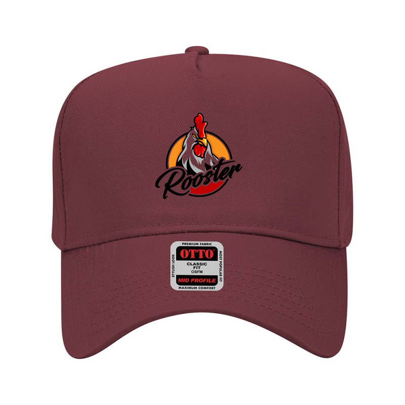 Angry Rooster With Large Glossy Red Comb On Top Adjustable Baseball Cap by RichardLopez | Artistshot