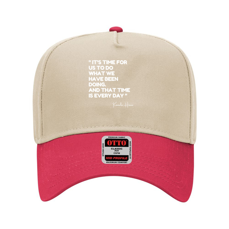 Kamala Quote Adjustable Baseball Cap | Artistshot