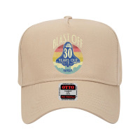 Space Shuttle Blast Off 30th Birthday Retro Portrait Adjustable Baseball Cap | Artistshot