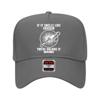 If It Smells Like Chicken You're Holding It Wrong Soldering Adjustable Baseball Cap | Artistshot