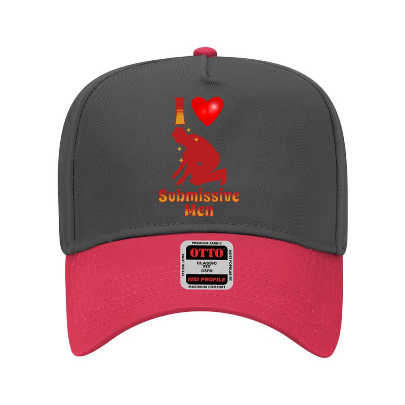 I Love Submissive Men Adjustable Baseball Cap by cm-arts | Artistshot