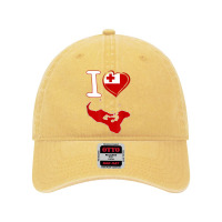 I Love Tonga. Tongan Flag In Shape Of A Heart. Country Map Dyed Cap | Artistshot