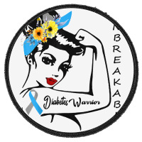 Diabetes Warrior Awareness Diabetic Round Patch | Artistshot