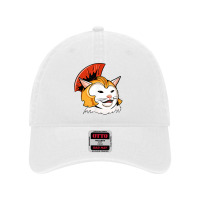 Cat In Roman Helmet Dyed Cap | Artistshot