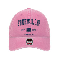 Stonewall Gap Colorado Co Vintage Athletic Navy Sports Desig Dyed Cap | Artistshot