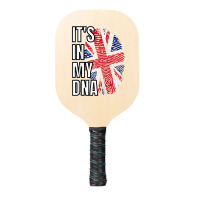 Its In My Dna British Flag United Kingdom Fingerprint Raglan Baseball Pickleball Paddle | Artistshot