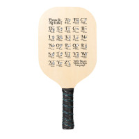 Phonetic Alphabet With Binary Morse Amp Sign Language Pickleball Paddle | Artistshot