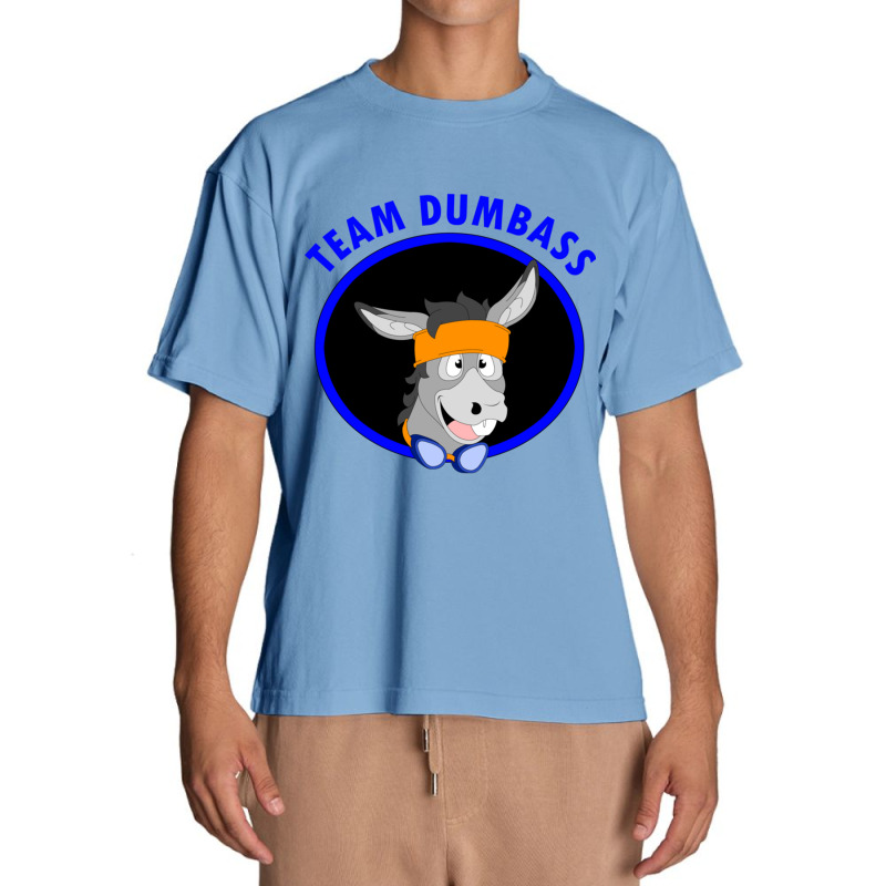 Team Dumbass Donkey Headshot Urban Heavy T-shirt by cm-arts | Artistshot