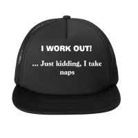 Work Out Foam Snapback Hat | Artistshot