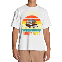 I Read Banned Books Tshirt Bookmark Funny Readers Reading Raglan Baseb Urban Heavy T-shirt | Artistshot