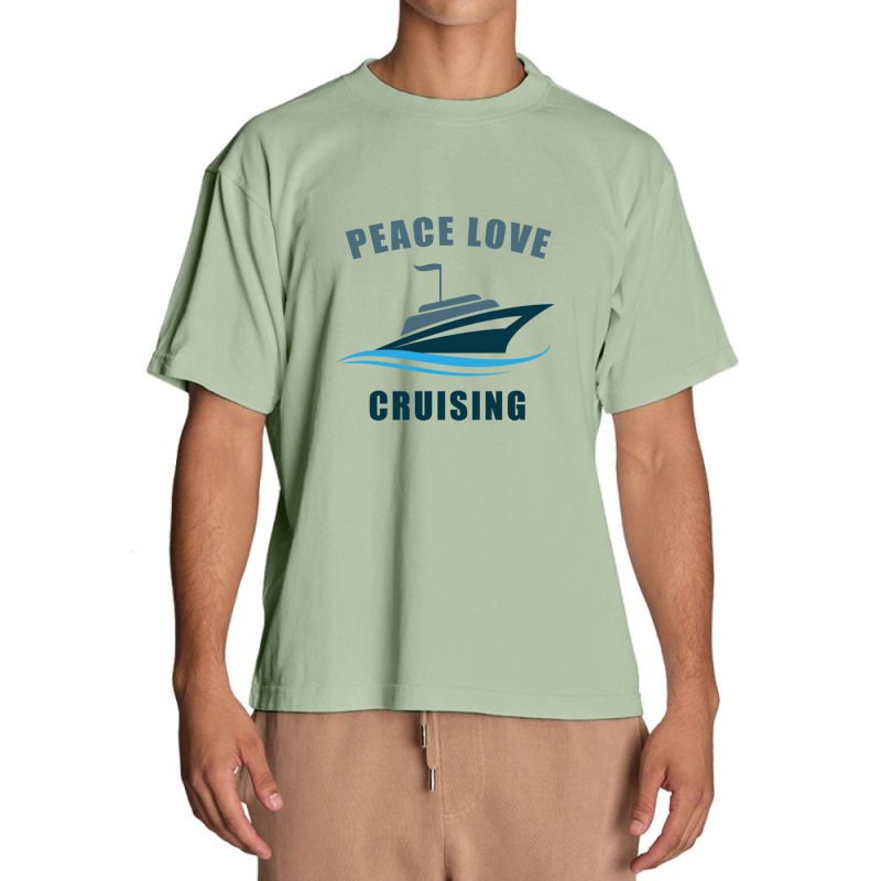 Peace Love Cruising Urban Heavy T-shirt by cm-arts | Artistshot