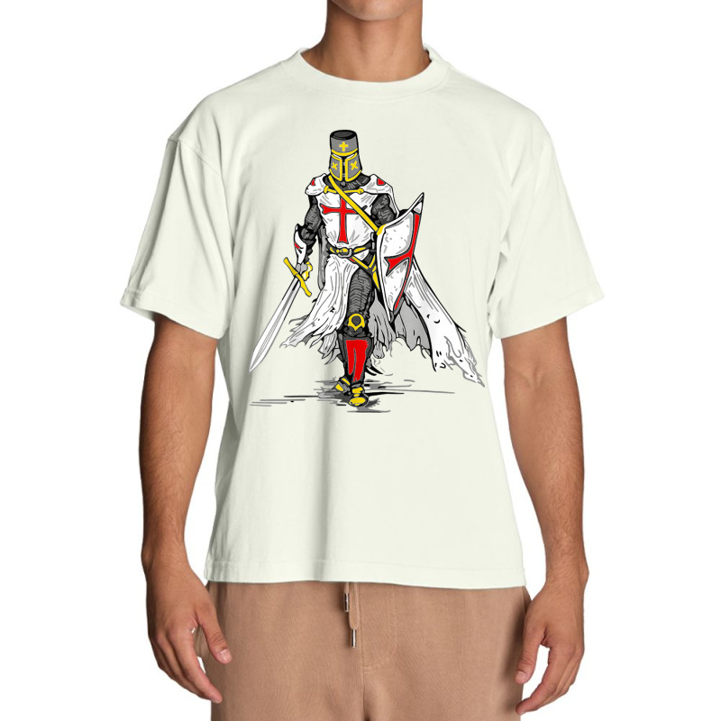 Warrior Of God Crusader Knight Templar T Shirt Urban Heavy T-shirt | Artistshot