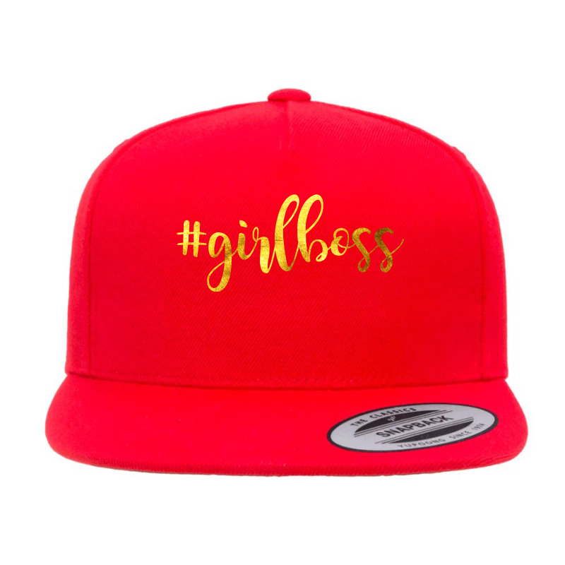 Hashtag Girlboss 5 panel snapback cap by autlu2024 | Artistshot