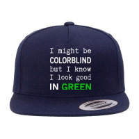 Red   Green Color Blindness 5 Panel Snapback Cap | Artistshot