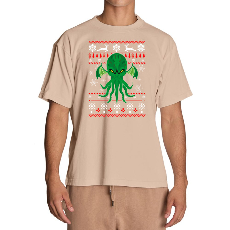 Cthulhu Ugly Xmas Gift Urban Heavy T-shirt | Artistshot