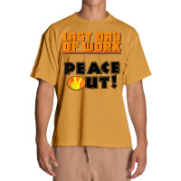 Last Day Of Work Peace Out Urban Heavy T-shirt | Artistshot