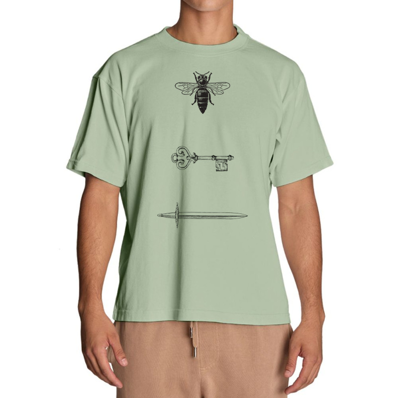 Fantasy Fiction Starless Novel Sea Bee Key Sword Book Urban Heavy T-shirt | Artistshot